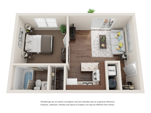 1 Bedroom 1 Bathroom Available Now