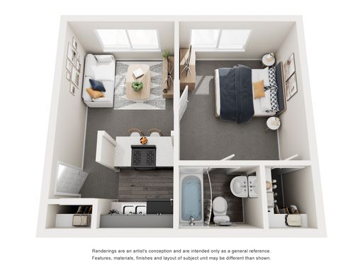 1 Bedroom 1 Bathroom Available Now – photo 1