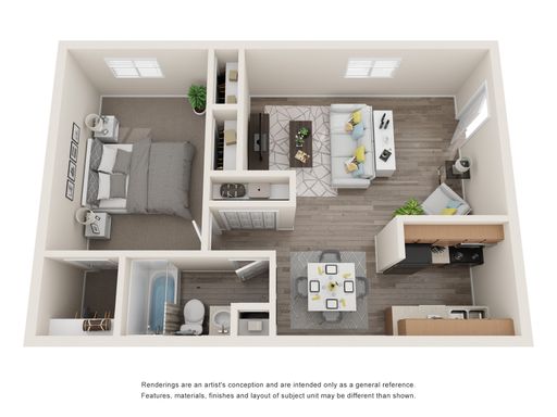 1 Bedroom 1 Bathroom Available Now