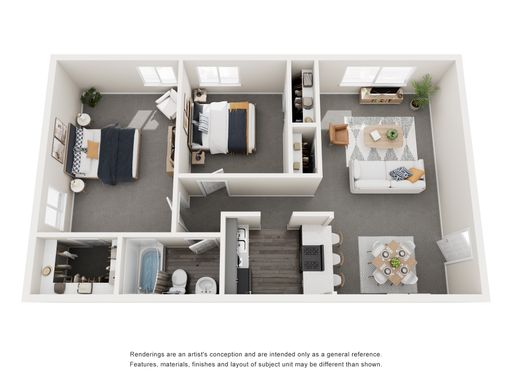2 Bedroom 1 Bathroom Available Now – photo 1