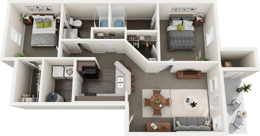 2 Bedroom 2 Bathroom Available Now