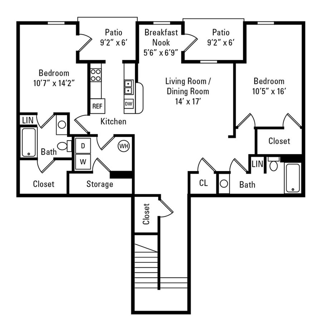 Elsmere Apartment: 3000 Stoneybrook Lane