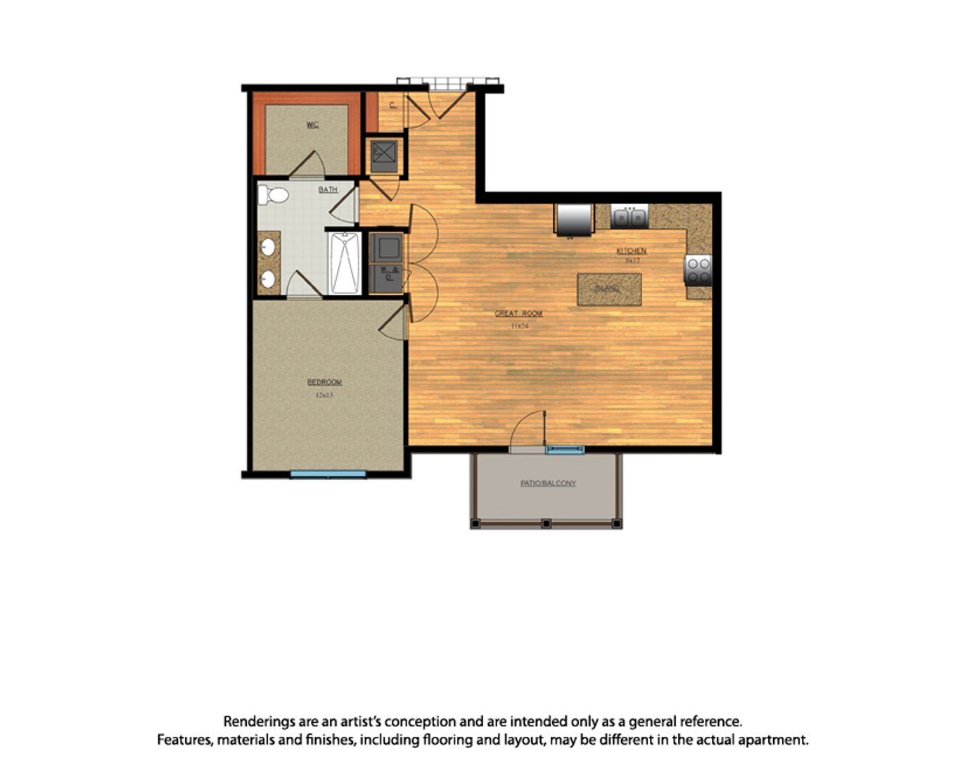 Milford Apartment: 31-5409 Water Street