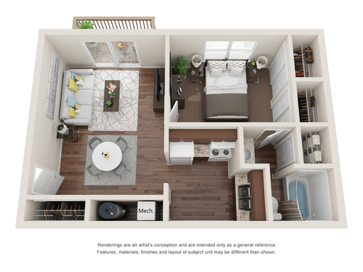1 Bedroom 1 Bathroom Available Now – photo 1