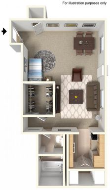 Large Sunny & Spacious Studio w/Free Heat!