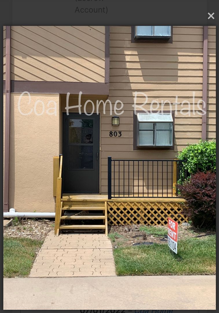 Wichita Condo: 2405 S. Capri unit #803