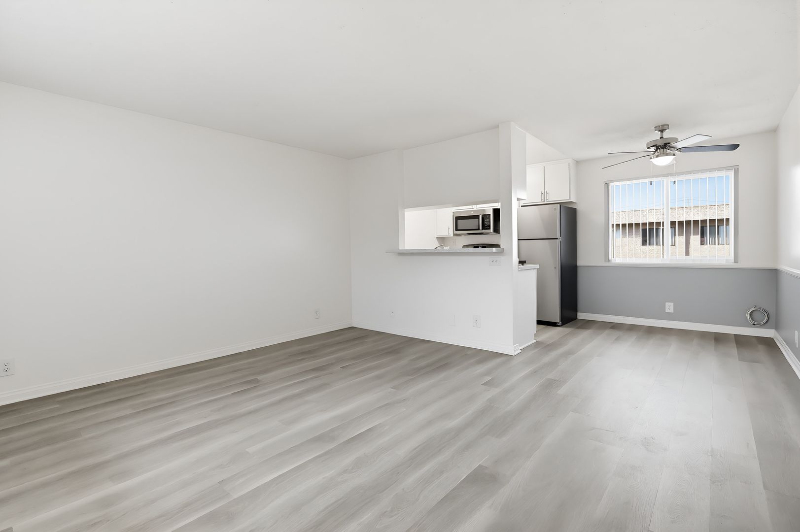 3D floor plan a 1 Bed, 1 bath apartment