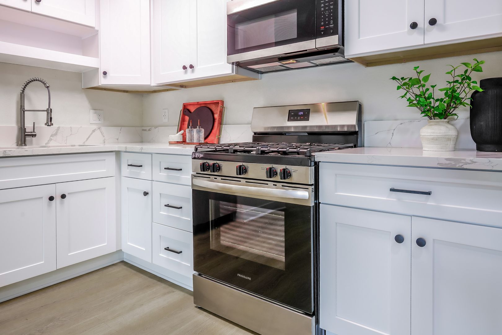 3D floor plan a 2 Bed, 1 bath apartment