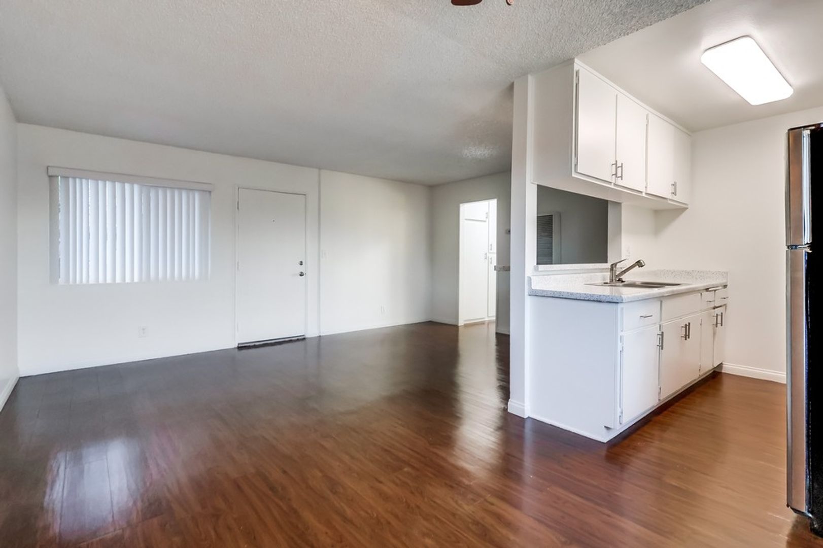 3D floor plan a 1 Bed, 1 bath apartment