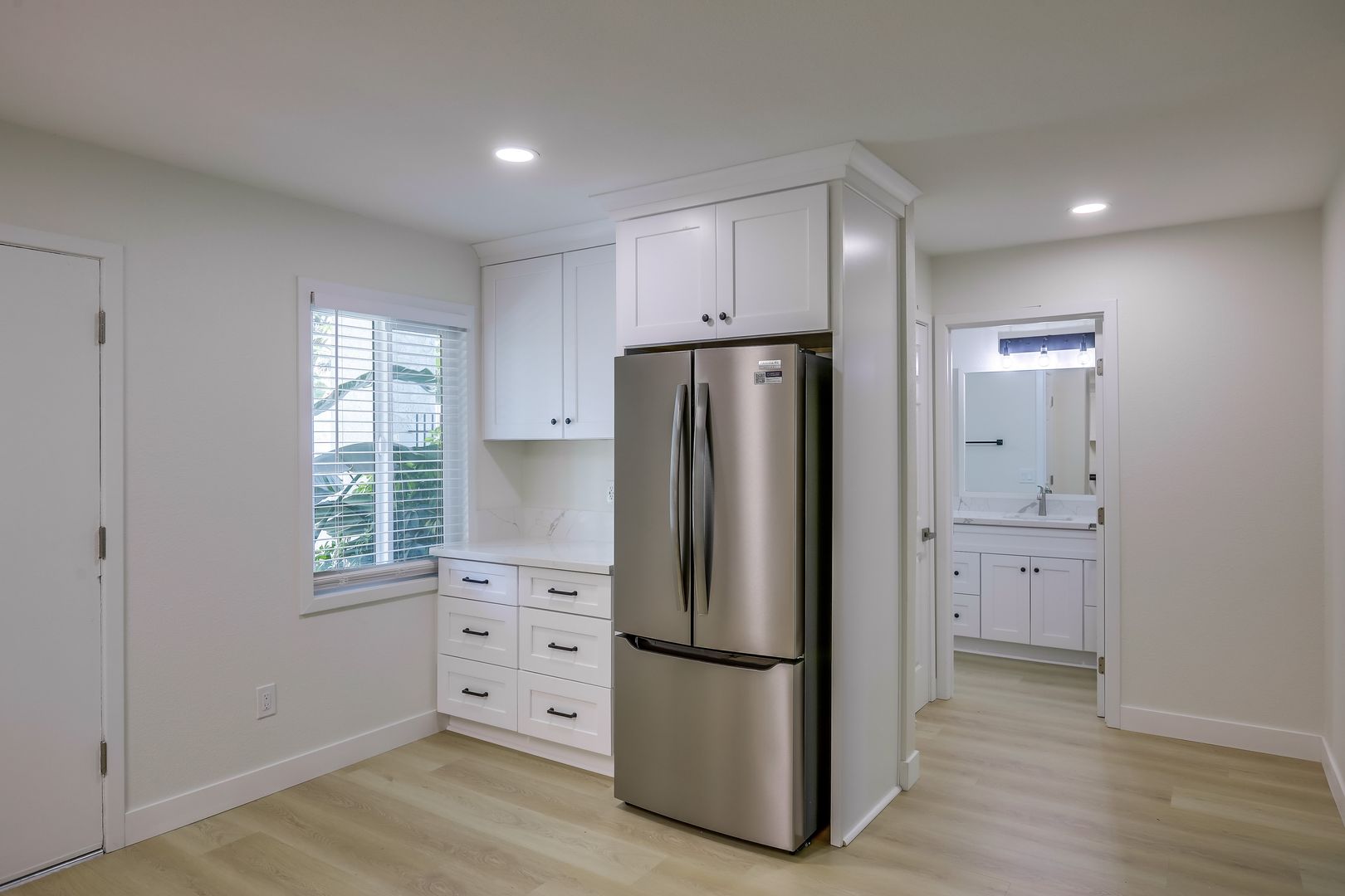 3D floor plan a 2 Bed, 1 bath apartment