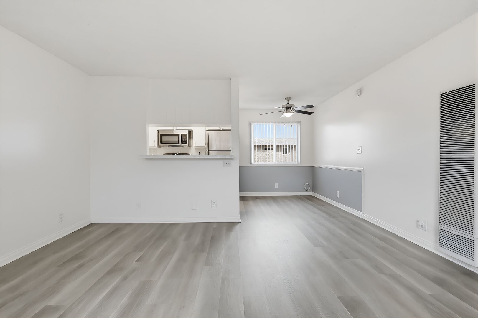 3D floor plan a 1 Bed, 1 bath apartment