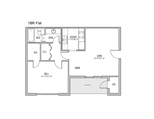 Classic 1 Bedroom, 1 Bath Garden Apartment – photo 1