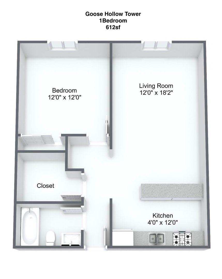 Portland Apartment: Goose Hollow Tower