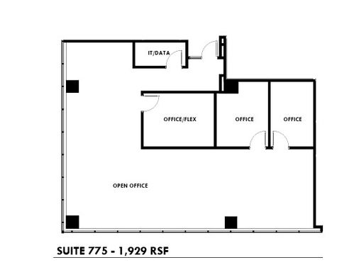 1929 SF Office Space with Amazing Views available in Bloomington – photo 1