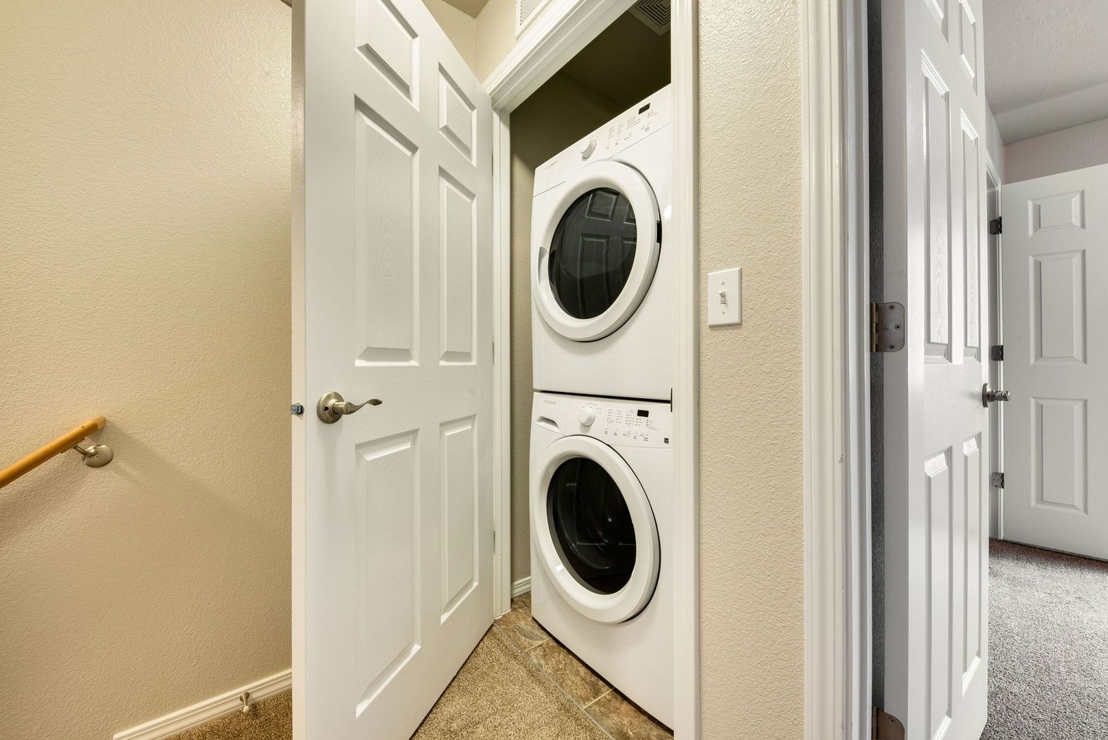 Laundry room at Westborough Apartments