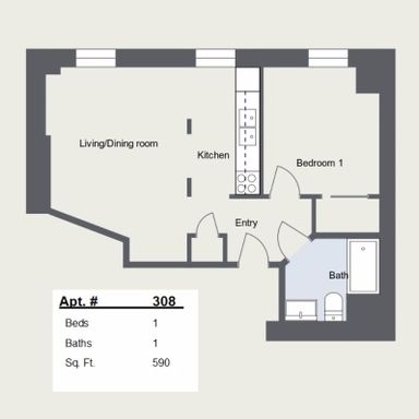 Isabella Lofts- Unit 308 – photo 1