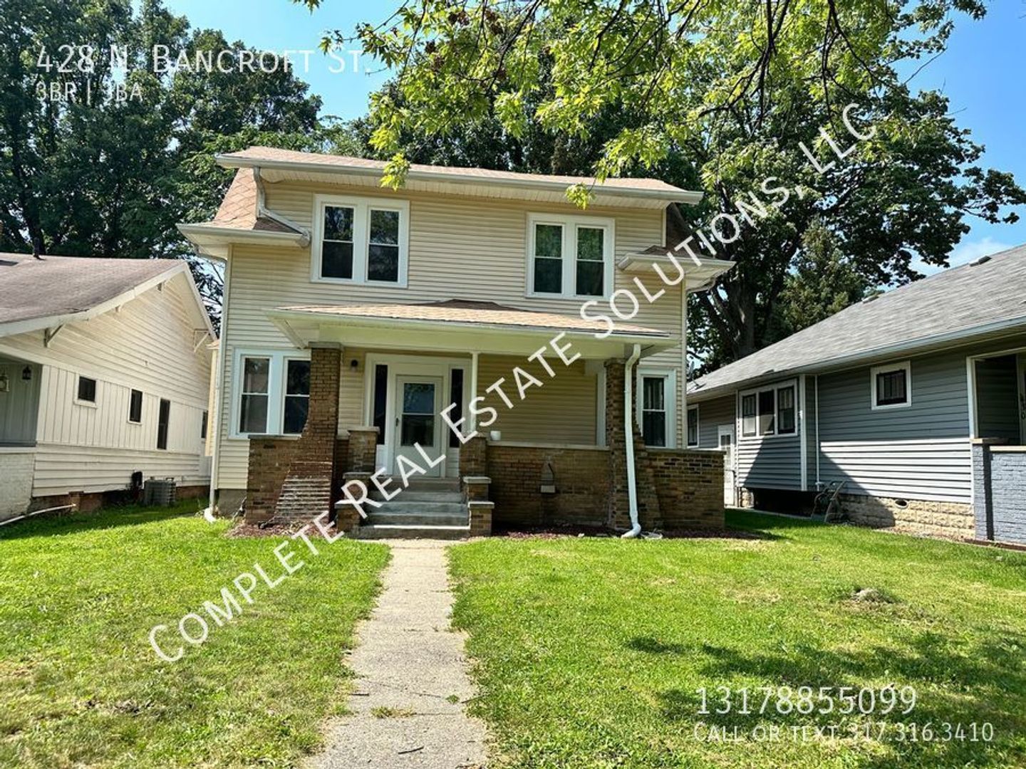 Indianapolis House: 428 N. Bancroft St.