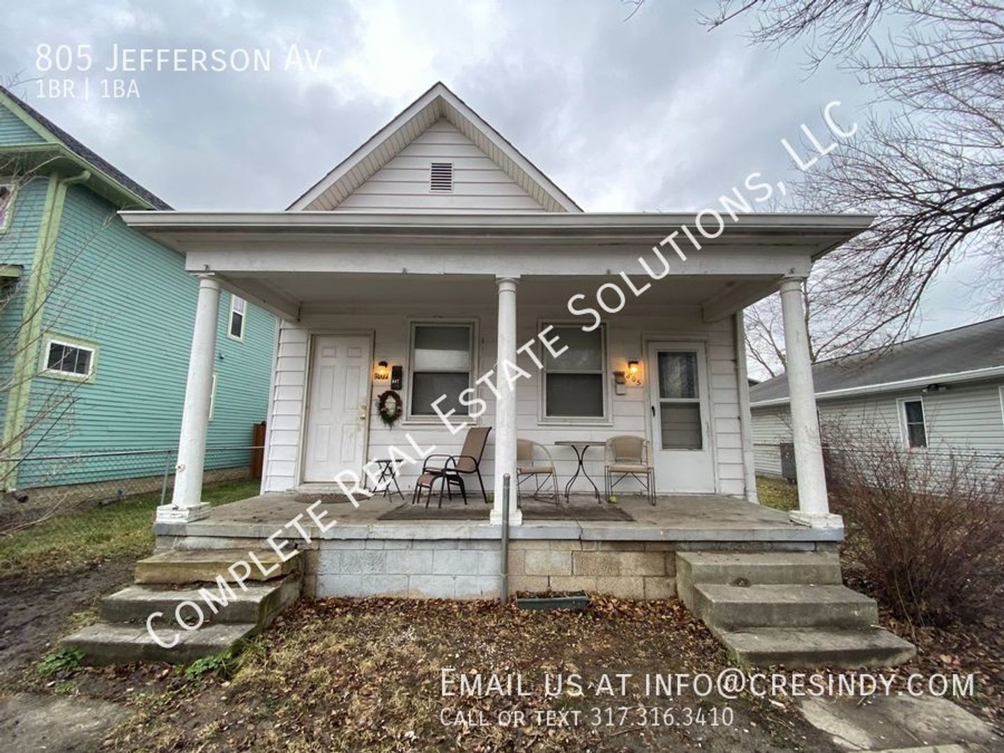 Indianapolis House: 805 Jefferson Av