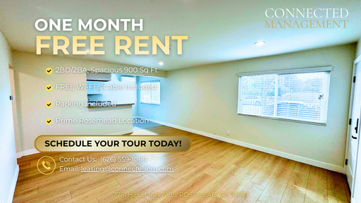 Move-In Special! 1 MONTH FREE RENT | Newly Renovated 2BR Apartment with FREE Wi-Fi, Cable & Parking in Rosemead – photo 1