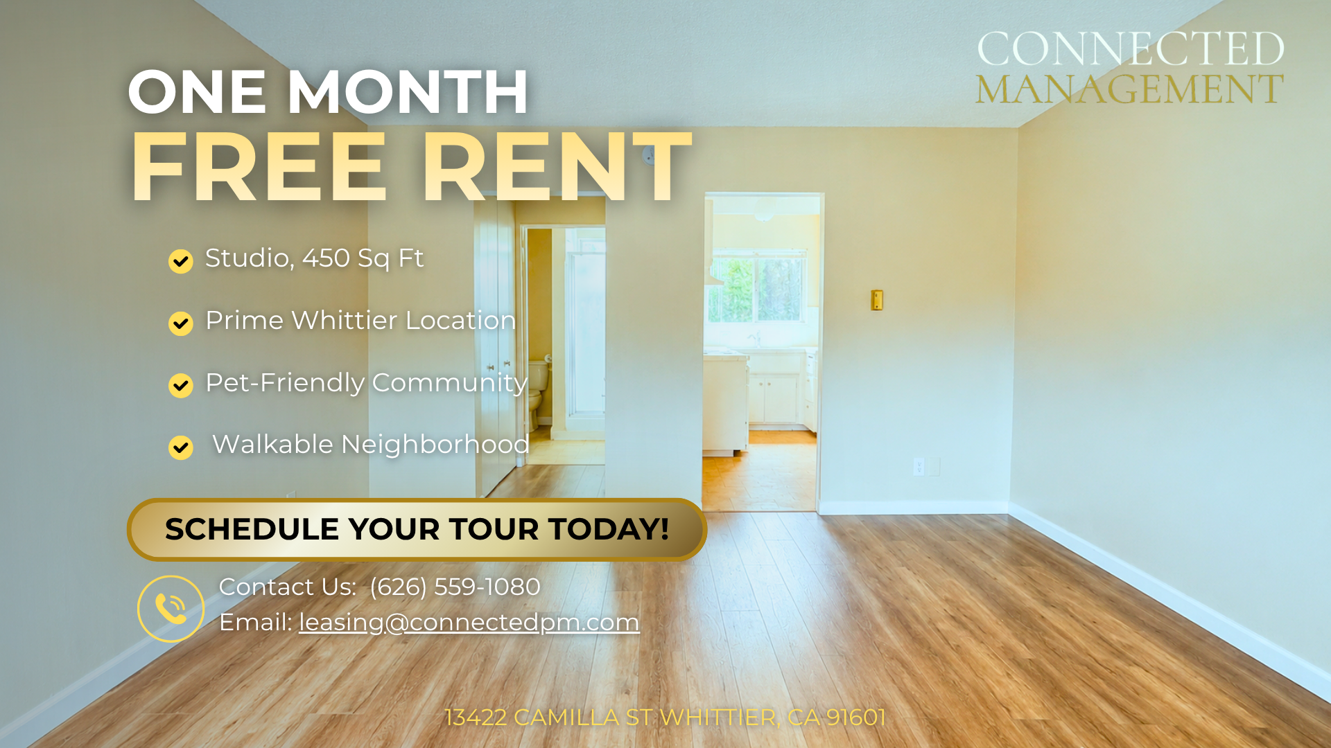 Whittier Apartment: 13422 Camilla St