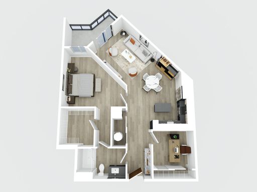 1 Bedroom + Den, 1 Bathroom with Courtyard Access at The Ives – photo 1