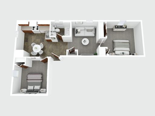Spacious 2 bed 1 bath apartment – photo 1