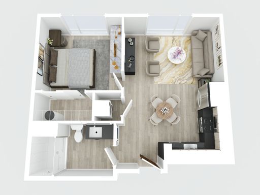 1 Bedroom, 1 Bathroom at The Ives – photo 1