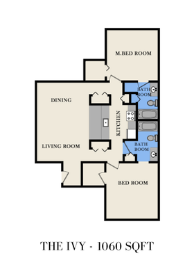 2 Bedroom Rental – 2135 Godby Rd 8-454, College Park, GA 30349