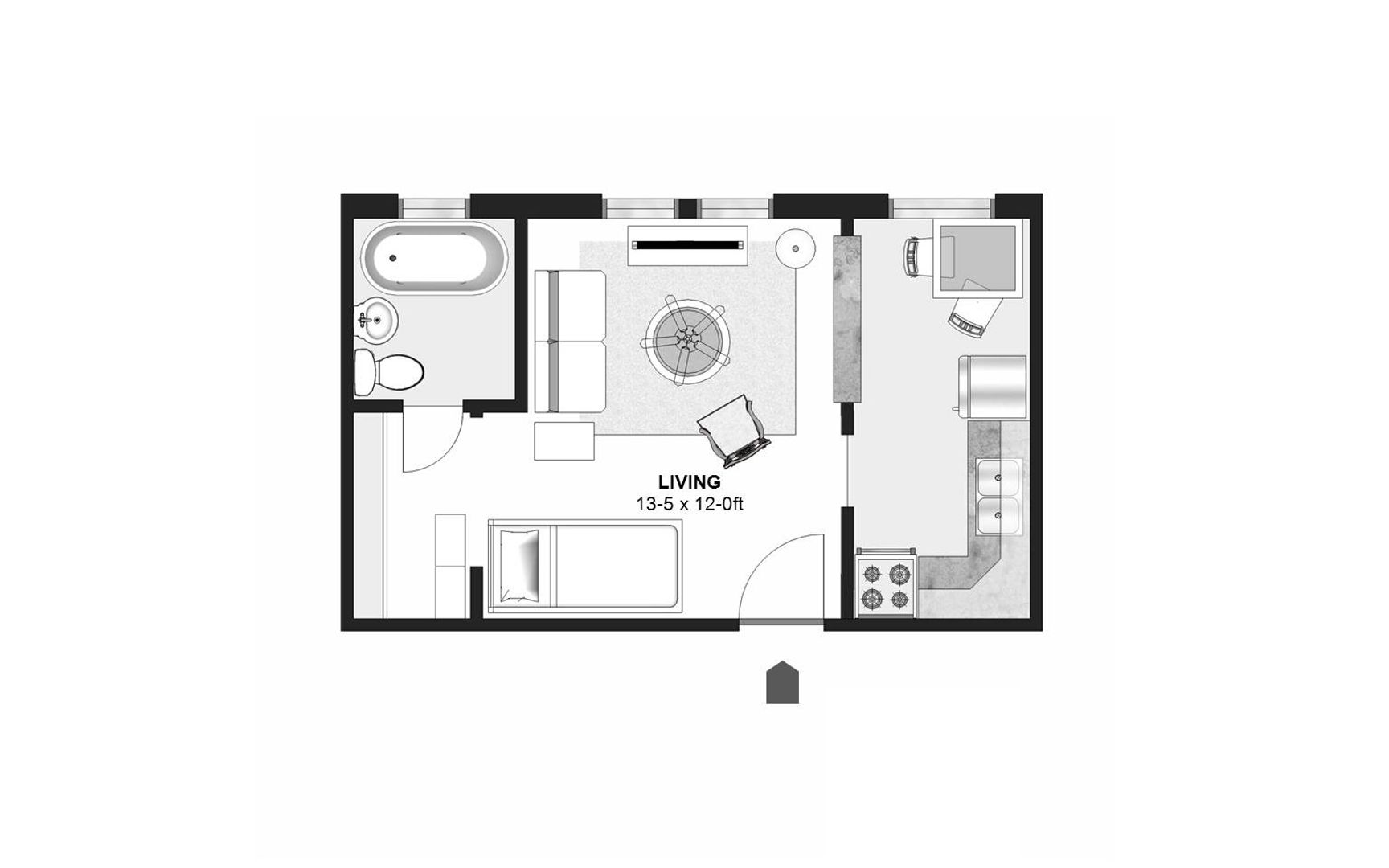 Minneapolis Apartment: 1912 Clinton Avenue South