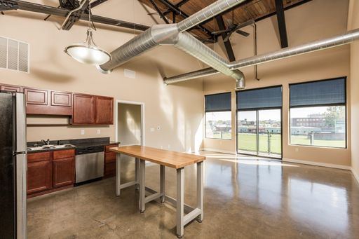 STADIUM-Two Bedroom Apartment Overlooking the Baseball Diamond with Glass Paneled Wall! – photo 1
