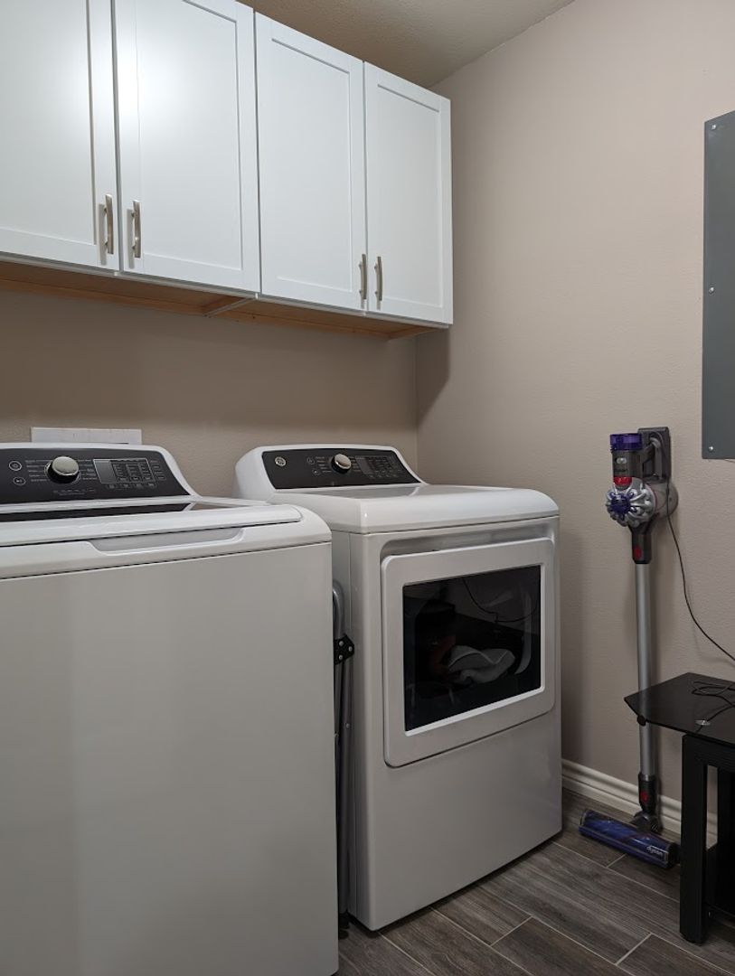 Laundry room at The Logan