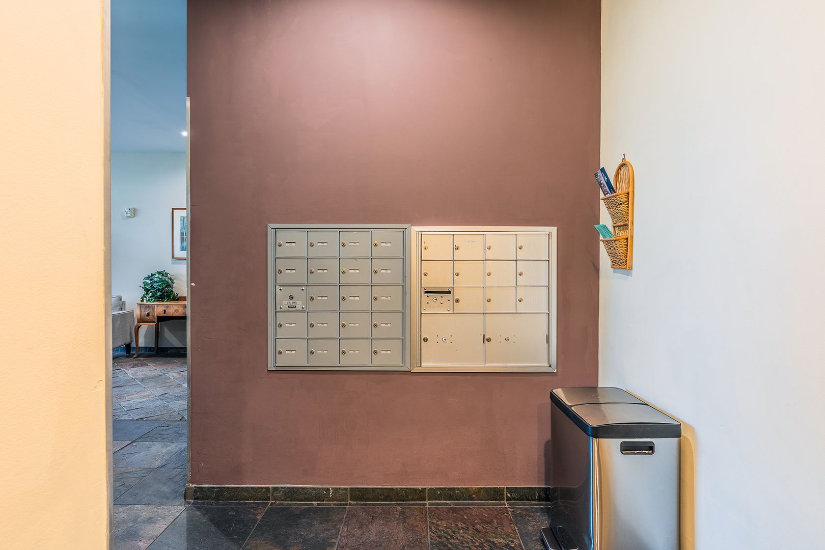 Mailroom at Oak View Apartments