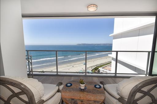 Ocean front Vacation Rental at Coronado Shores in La Perla Tower – photo 1