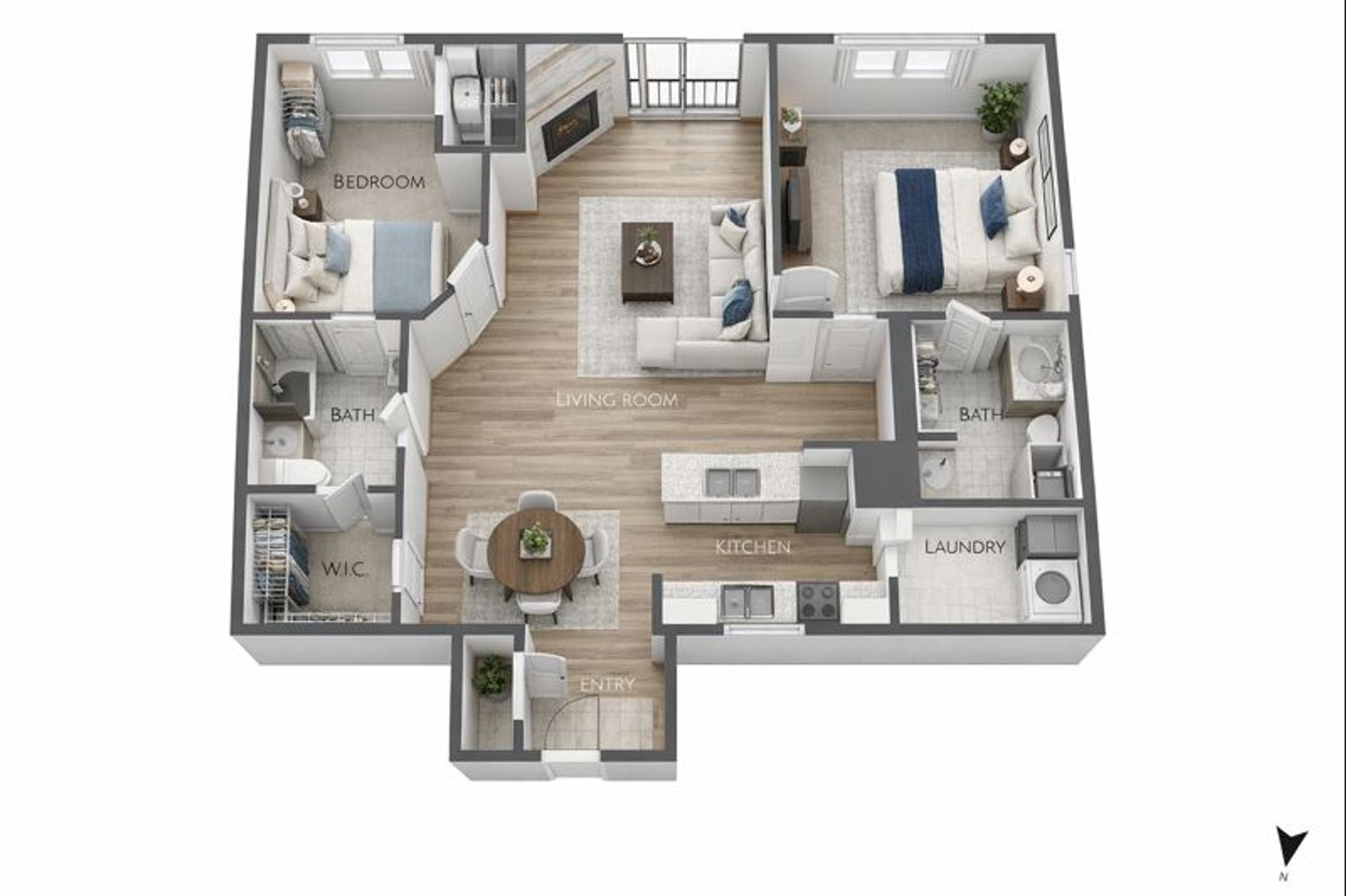 Onalaska Apartment: 135 Marcou Rd