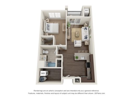 1-Bedroom Apartment - Modern Community