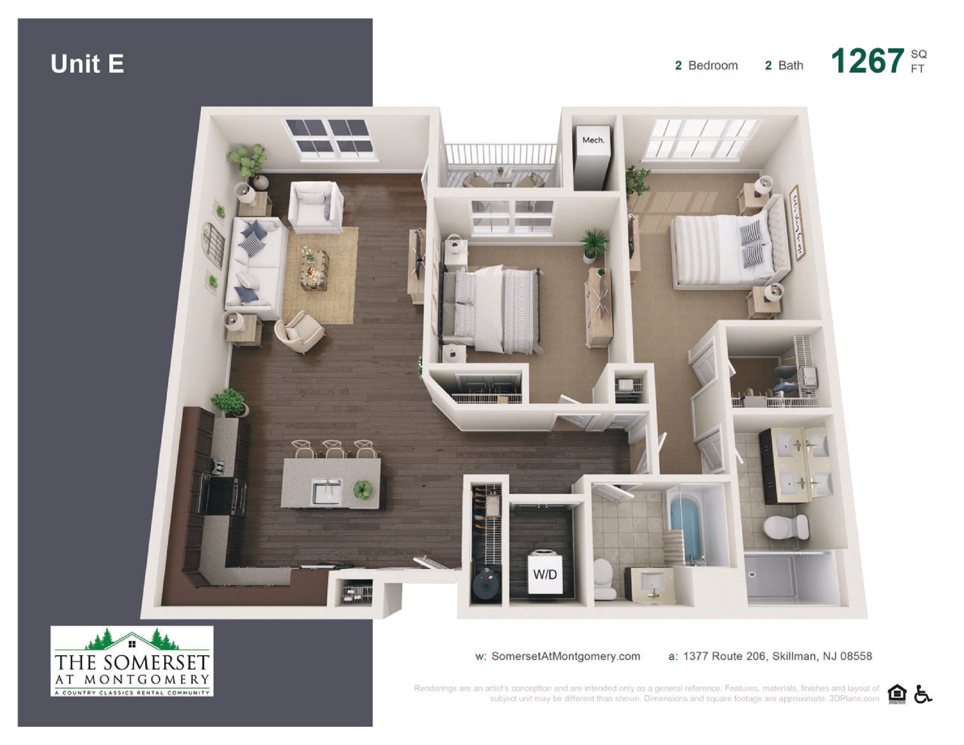 Skillman Apartment: 1377 Route 206