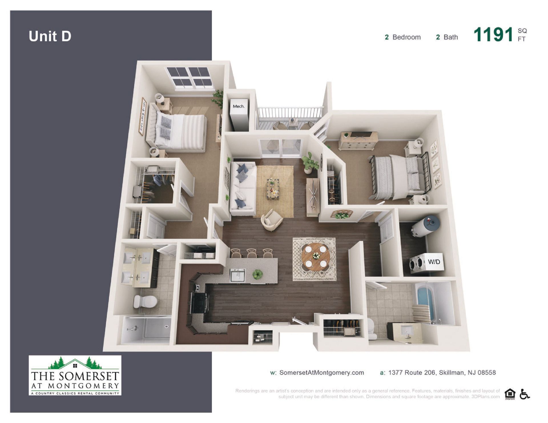 Skillman Apartment: 1377 Route 206