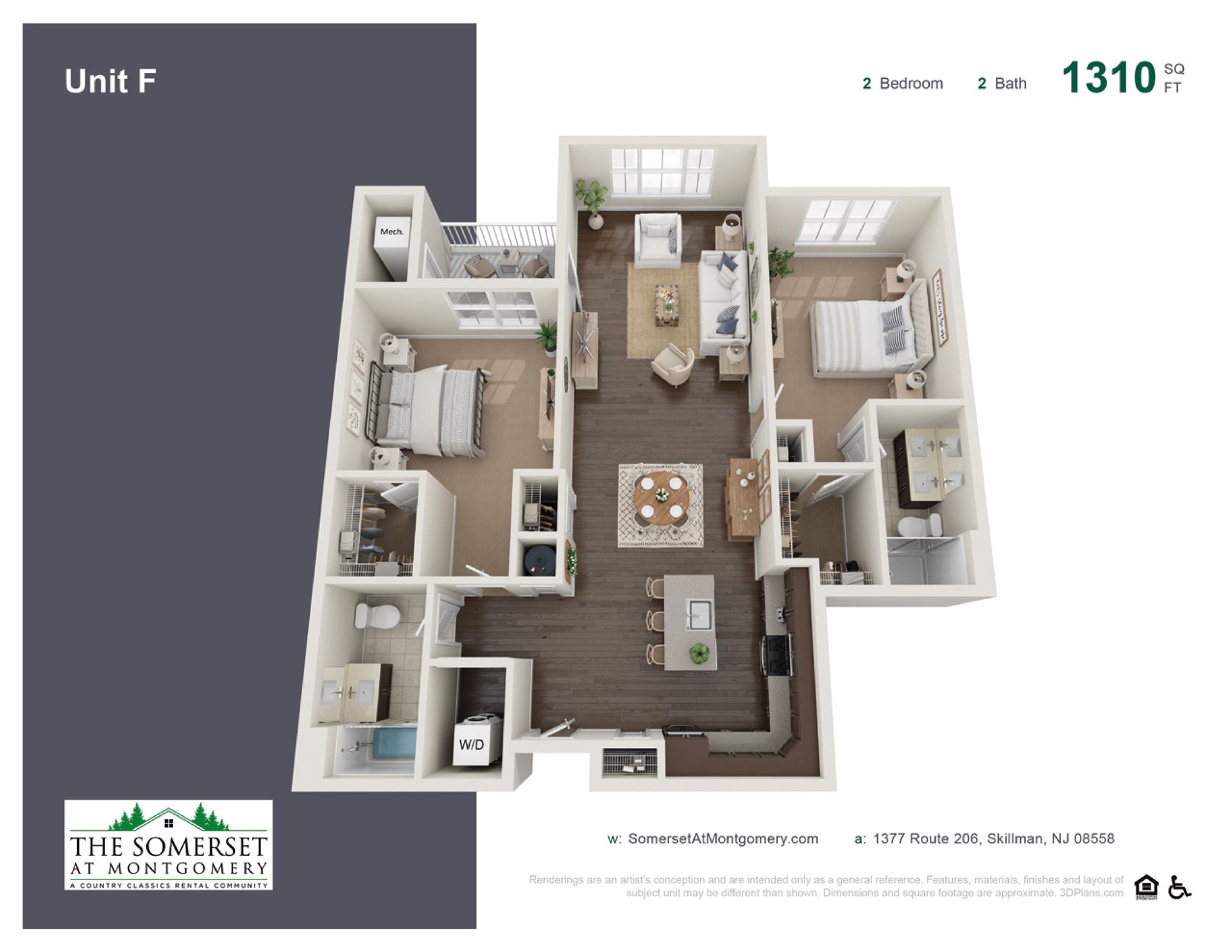 Skillman Apartment: 1377 Route 206