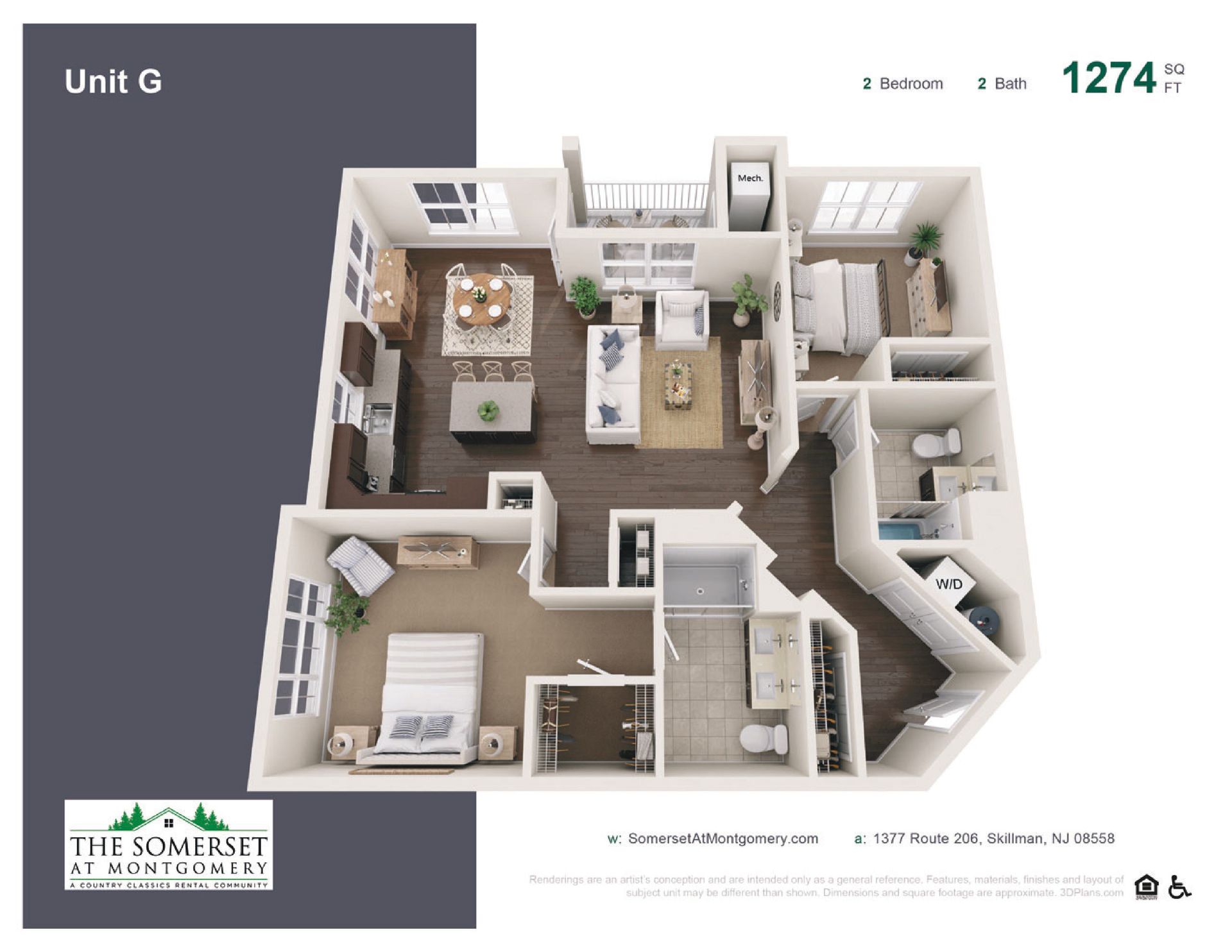Skillman Apartment: 1377 Route 206