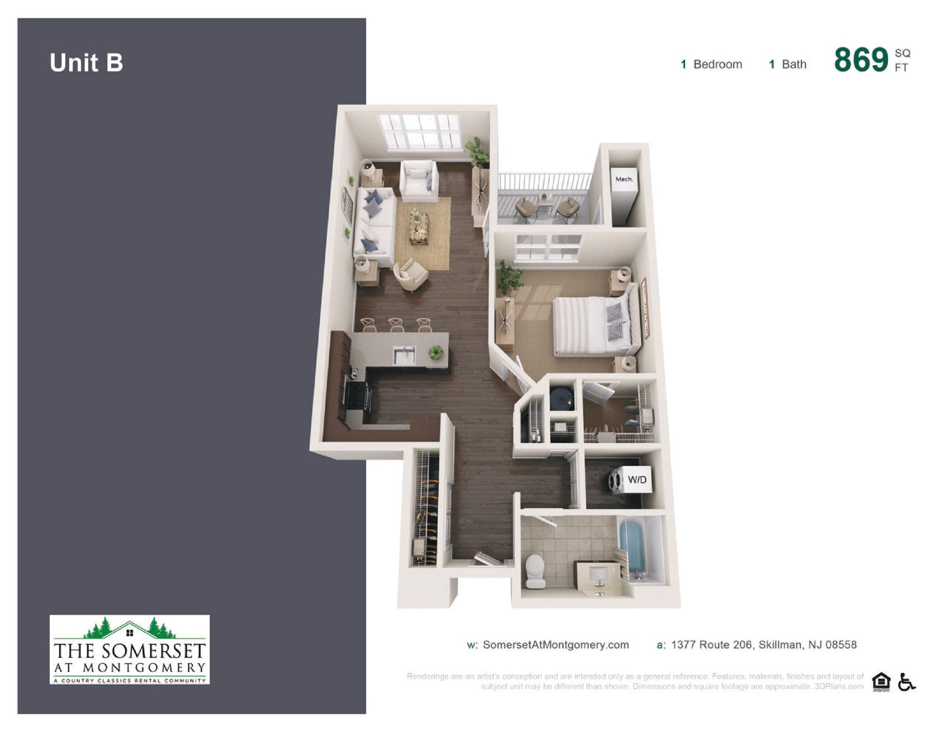 Skillman Apartment: 1377 Route 206