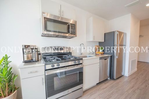 Marketing Title Stylish Studio Retreat with Stunning City & Mountain Views