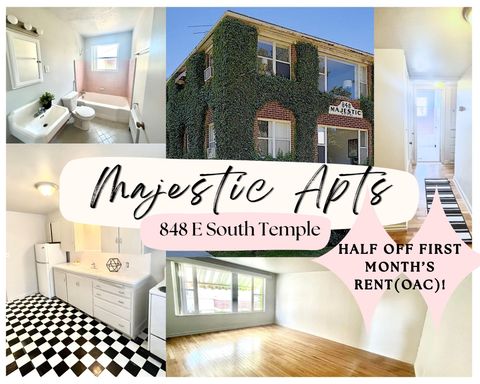 HALF OFF ONE MONTH'S RENT(OAC)! Vintage Avenue Charm! Checkered Floors, Pink Tile & Convenient On-Site Laundry! – photo 1
