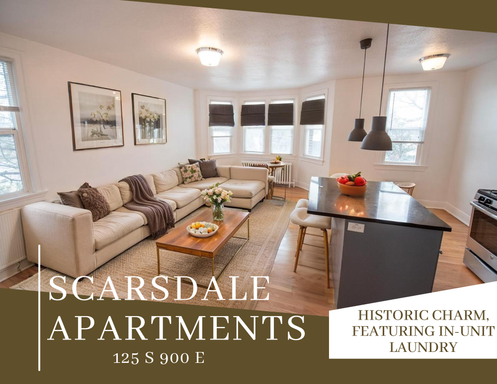 Vintage Brick Charm Meets Modern Comfort at Scarsdale Apartments! Enjoy In-Unit Laundry, and Beautiful Bay Windows! – photo 1