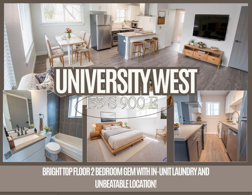 Bright Top Floor 2 Bedroom Gem with In-Unit Laundry and Unbeatable Location! – photo 1