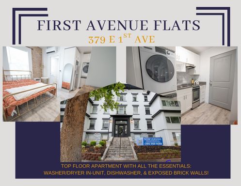 !!OPEN HOUSE 9/04!! Top Floor Avenue Gem with All the Essentials: In-Unit W/D, Dishwasher, & Exposed Brick Walls! – photo 1
