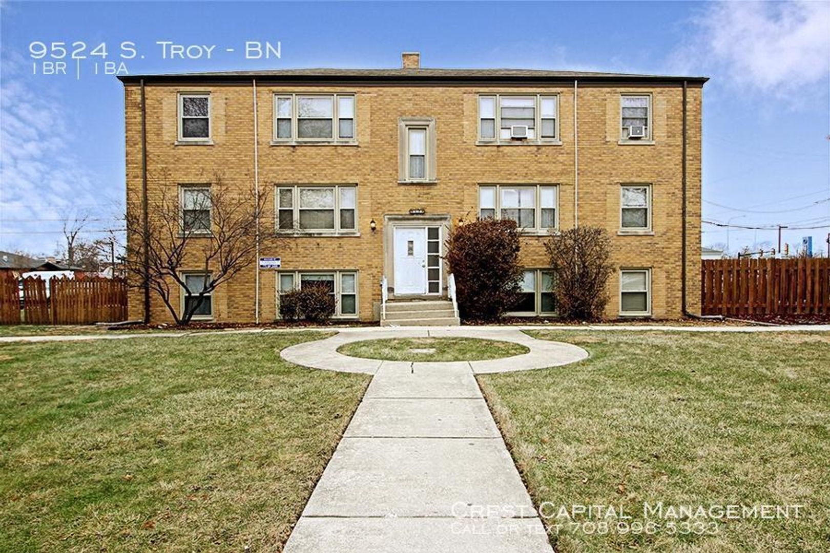 Evergreen Park Apartment: 9520-28 S Troy Ave