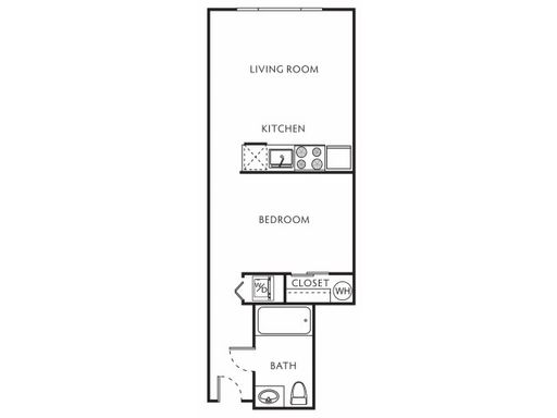 Studio apartment w/ alcove coming available in September – photo 1