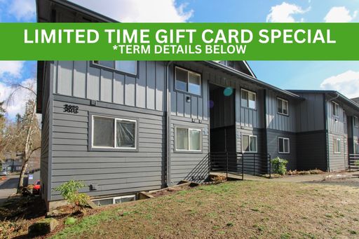 SIX WEEKS FREE RENT With One Year Lease! BONUS GIFT CARD SPECIAL: Terms Below ~ Silverwood #43 – photo 1