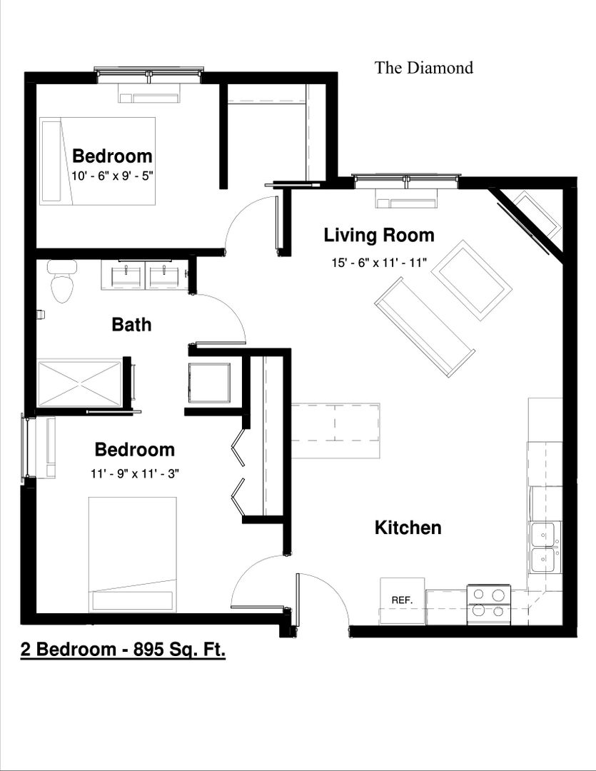 Silvis Apartment: 601 22nd Avenue
