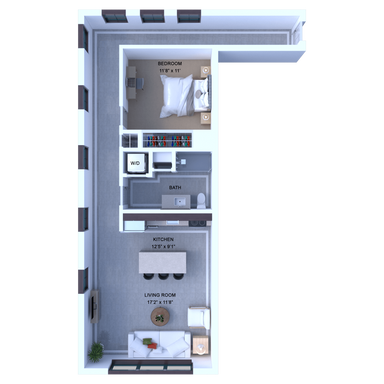 Spacious, Luxurious 1 Bedroom (RARE) in the heart of Capitol Park! Now Pre-Leasing! – photo 1